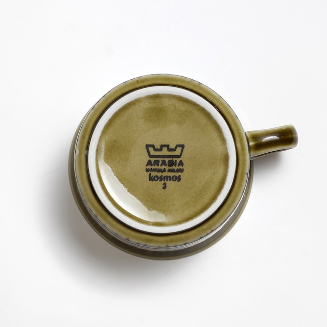 ARABIA アラビア Kosmos コスモス ティーカップ＆ソーサー - 3b 北欧ヴィンテージ