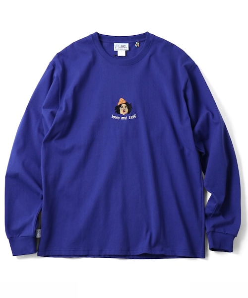 gym master ジムマスター 7.4oz ロンT love my self 刺繍 G621745 / TAKE A WALK プリント G621746 長袖Tシャツ メンズ レディース コットン
