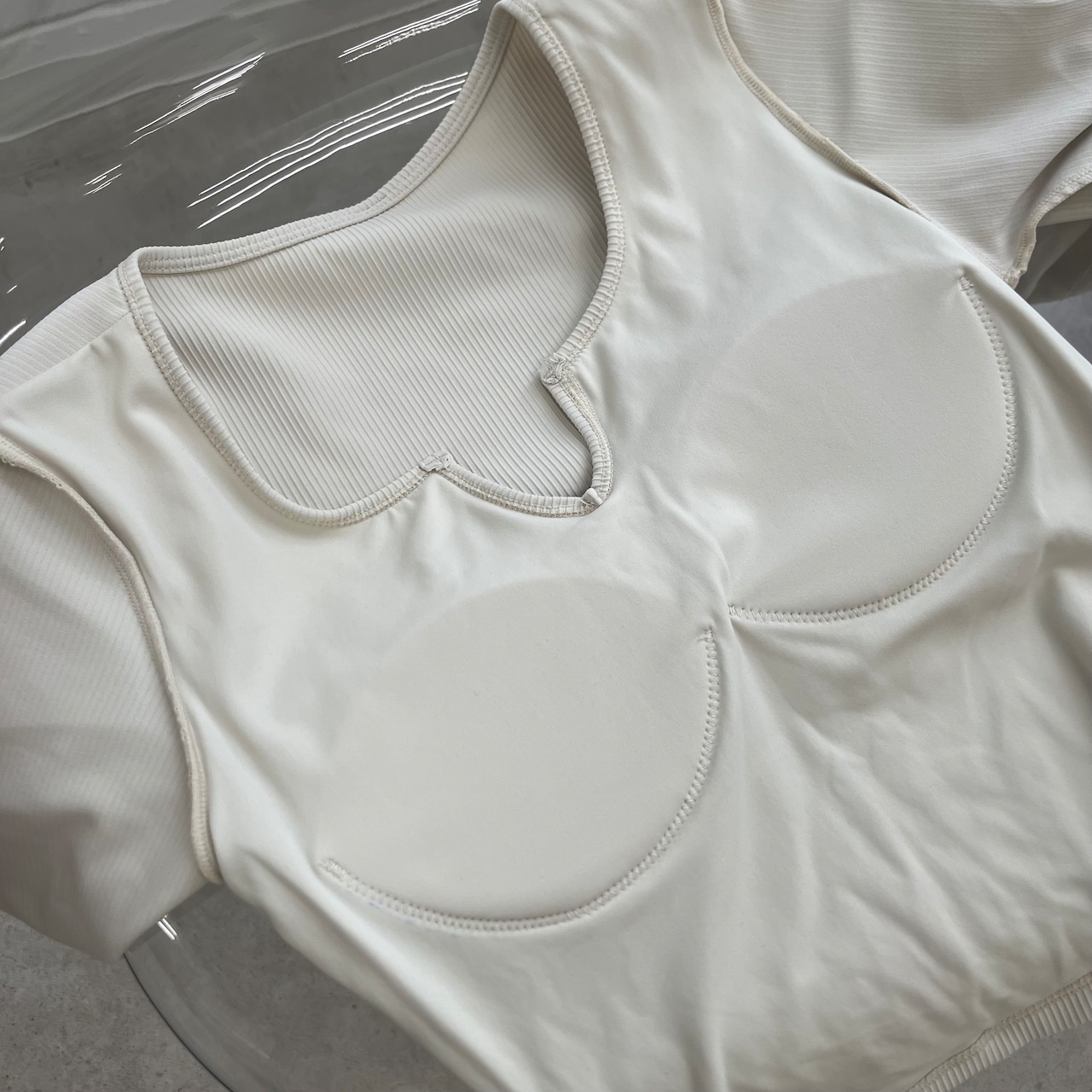 Cutting rib long sleeve 【3 colors】