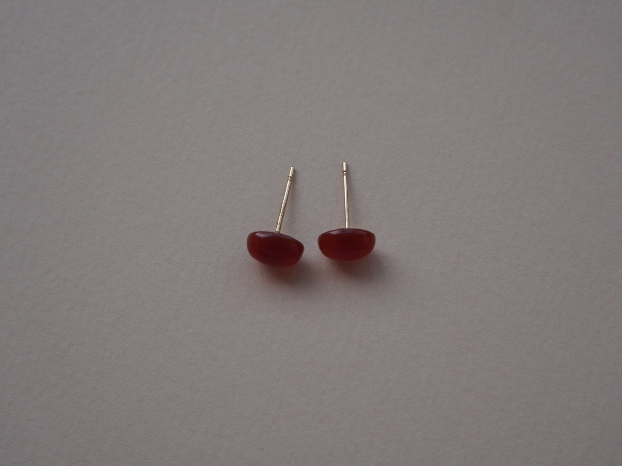 【 WAVE 】red agate pierce