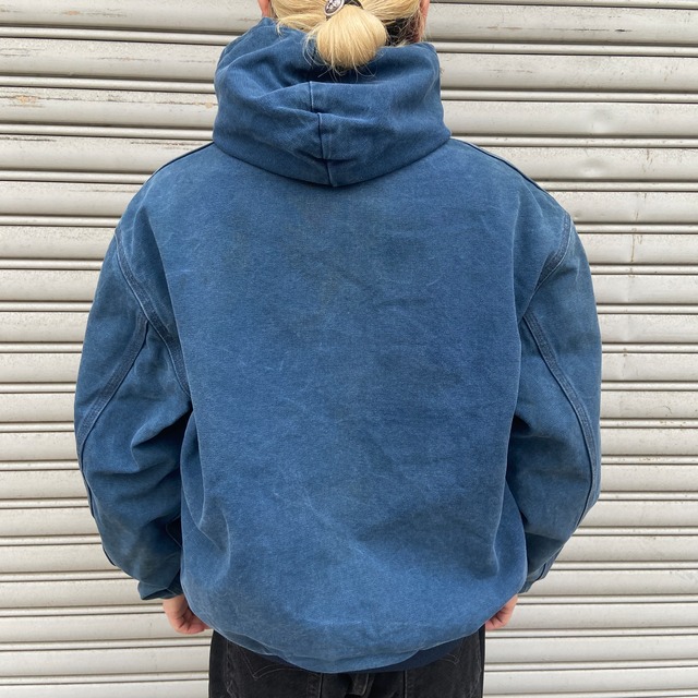 90-00s カーハート アクティブジャケット アクティブパーカー フェード M