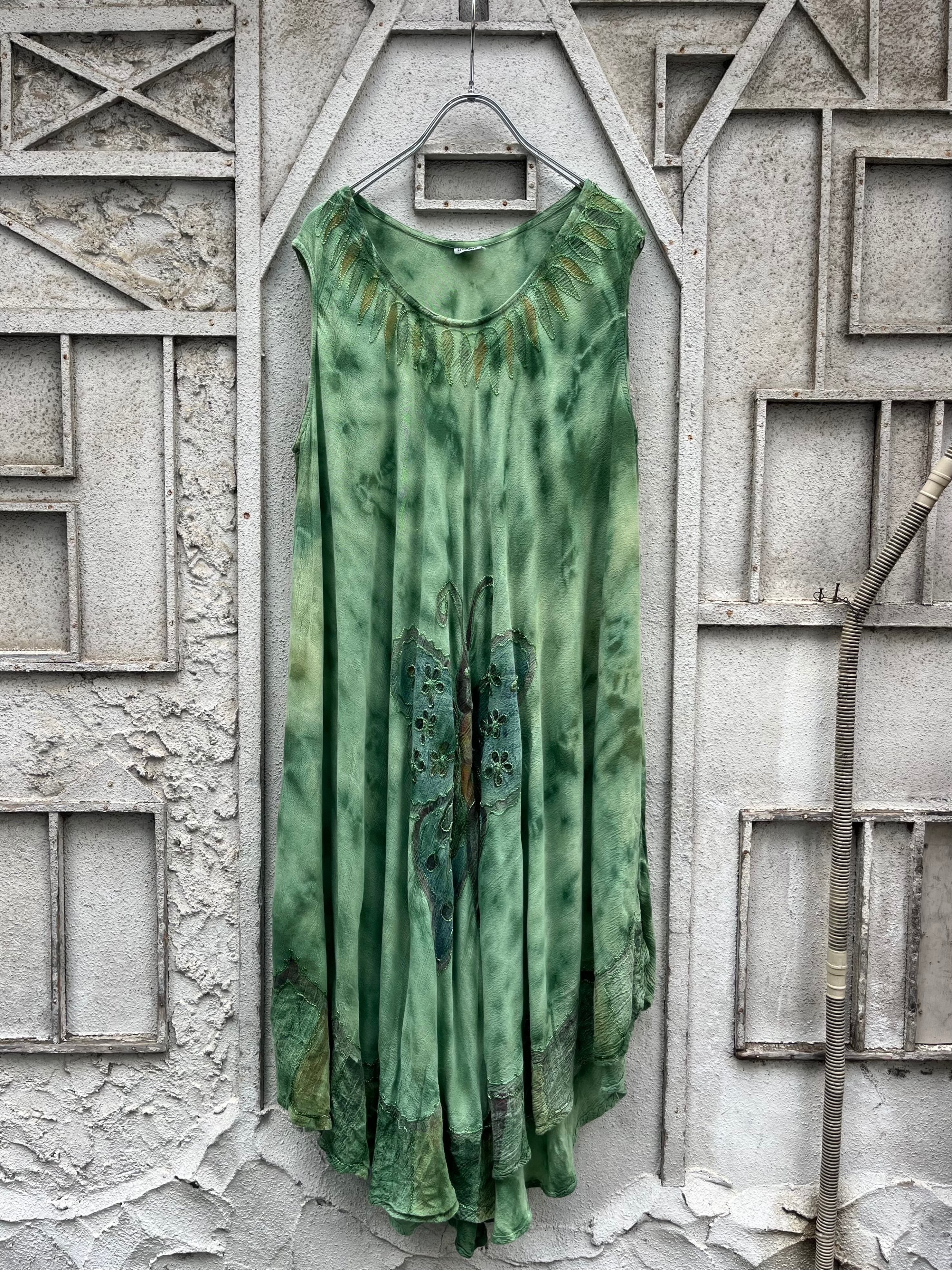 "BUTTERFLY" Indian cotton no sleeves dress