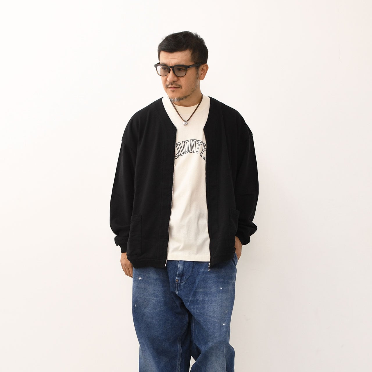 DELICIOUS [デリシャス] Urban Zip Cardigan [DC8116] アーバンジップ