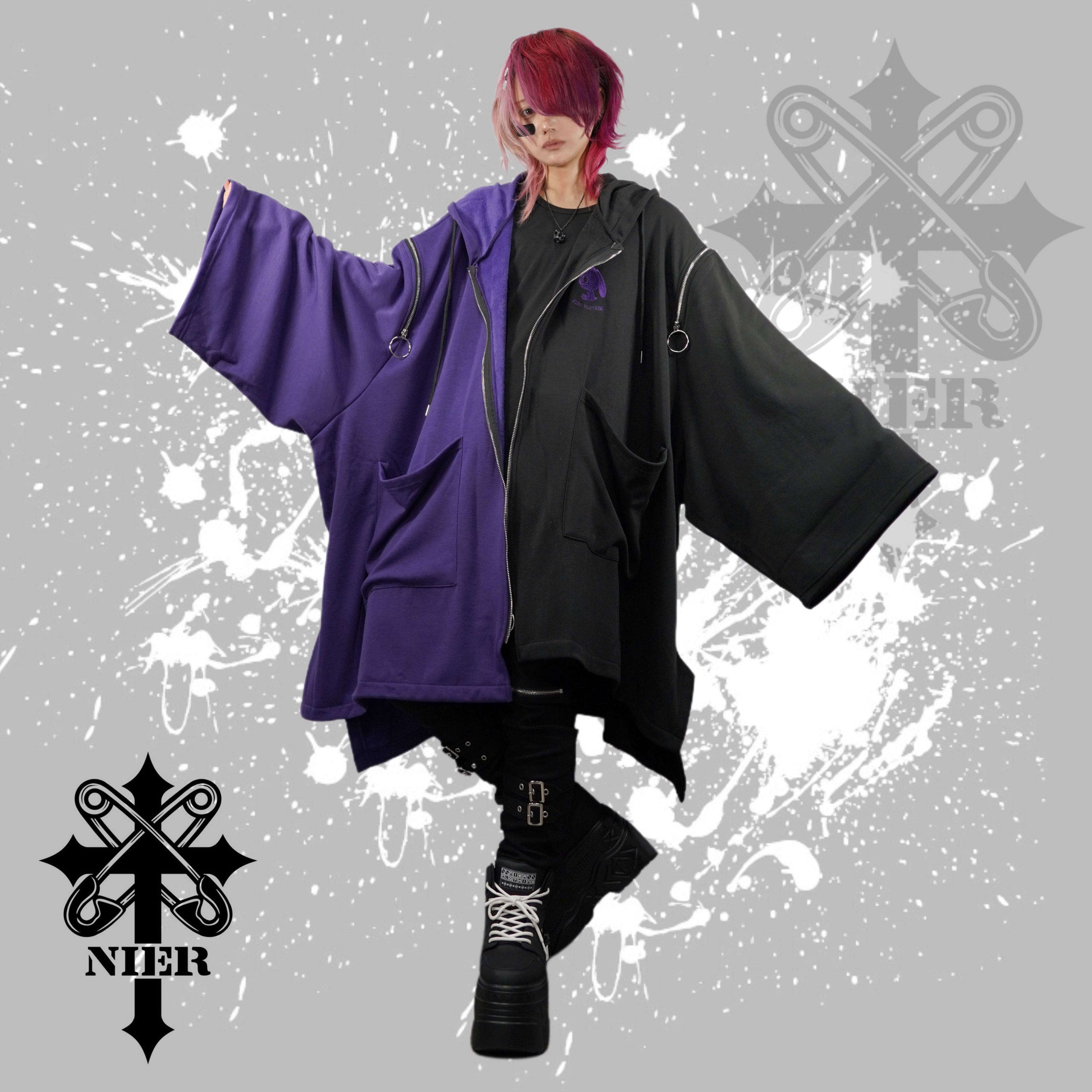 12/30.31日限定66%OFF MEGA SALE】防寒ポンチョ風SUPER OVER SIZE 2WAY