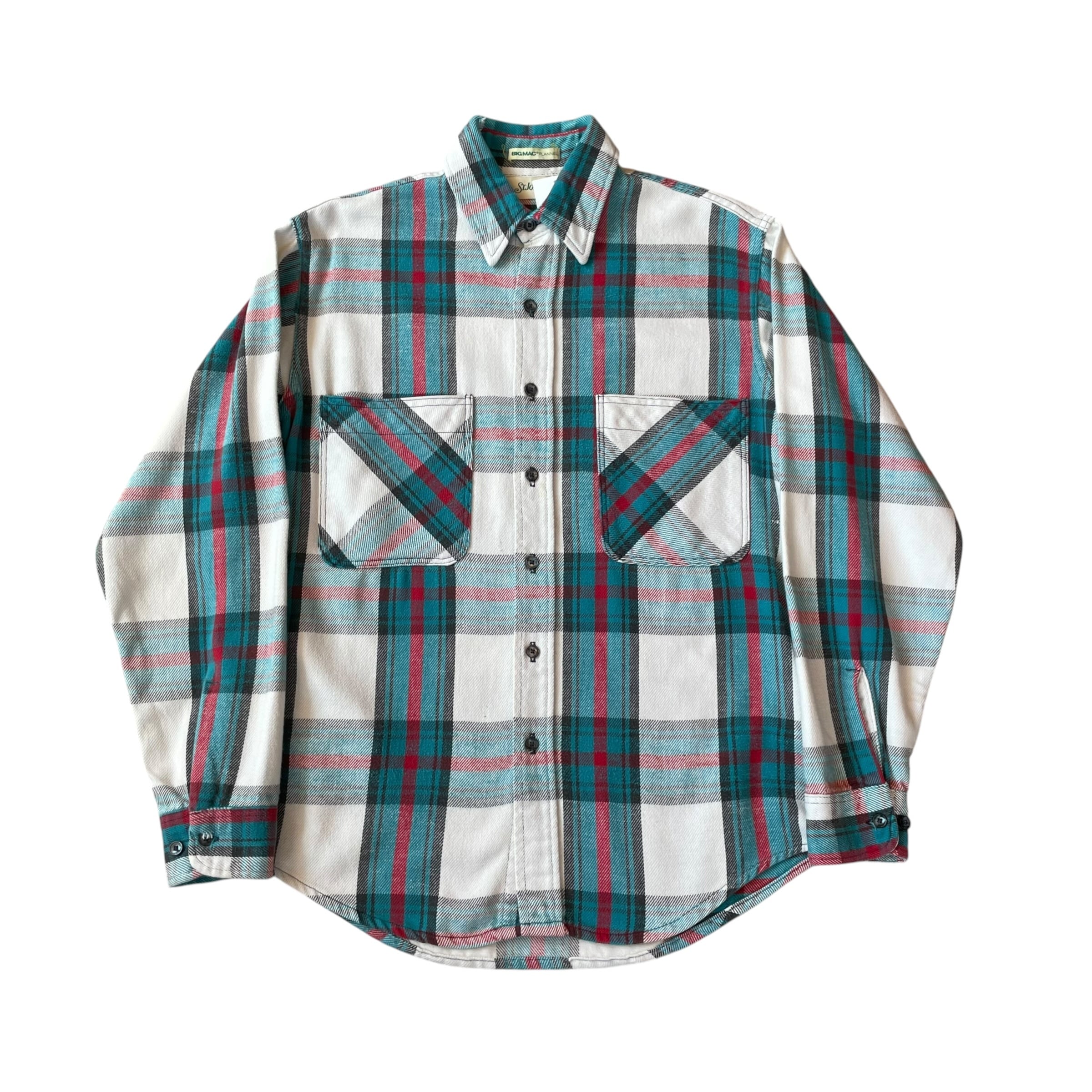 80s ST JOHN'S BAY "BICMAC FLANNEL"flannel shirt