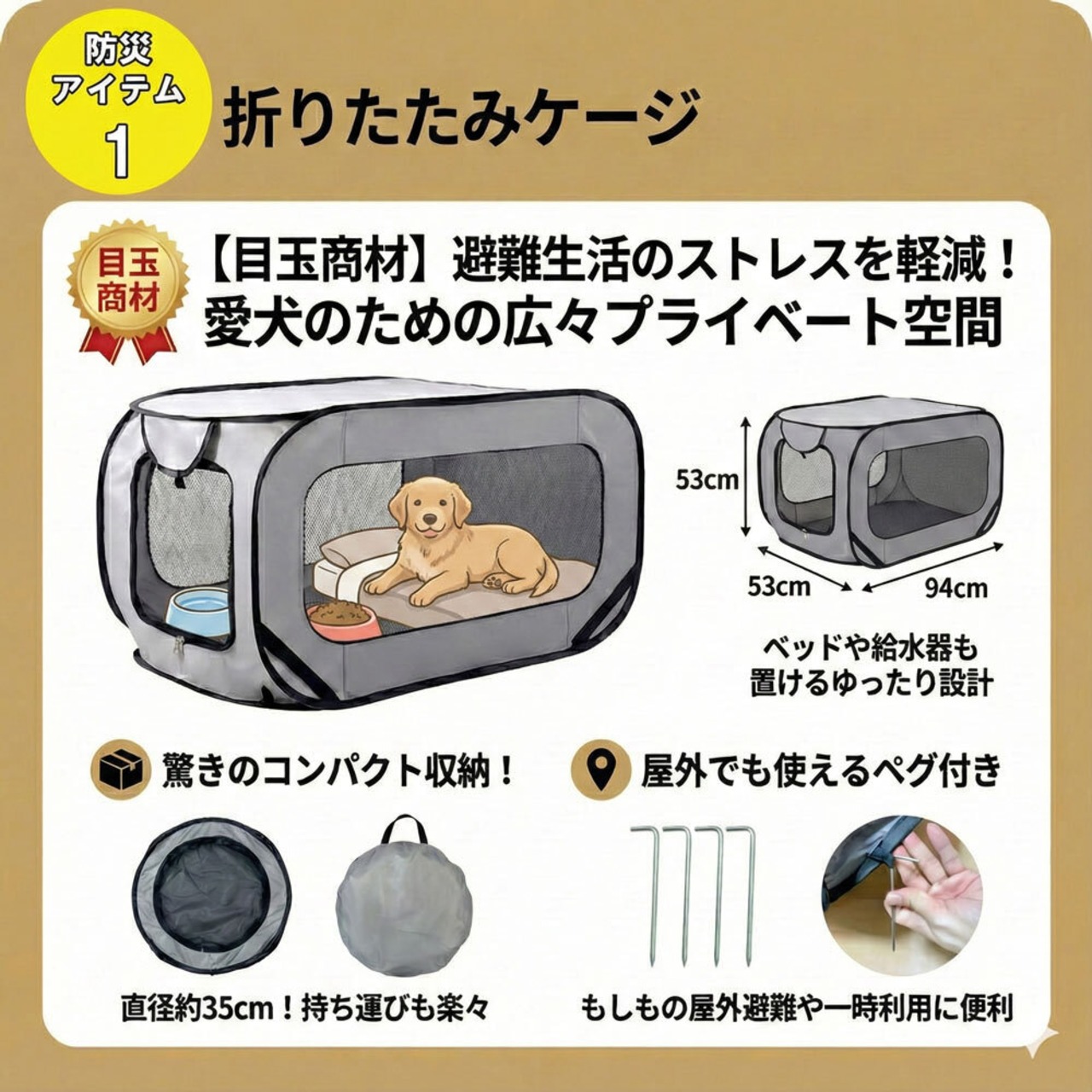 犬 防災セット ペット 防災グッズ 犬用 避難セット 災害対策 避難グッズ リュック 大容量 ケージ 大きい トイレ セット ボトル ボウル 防臭袋 地震 震災 台風 対策 同行避難 避難用品 持ち運び ドッグフード 水 トイレ シーツ 家族