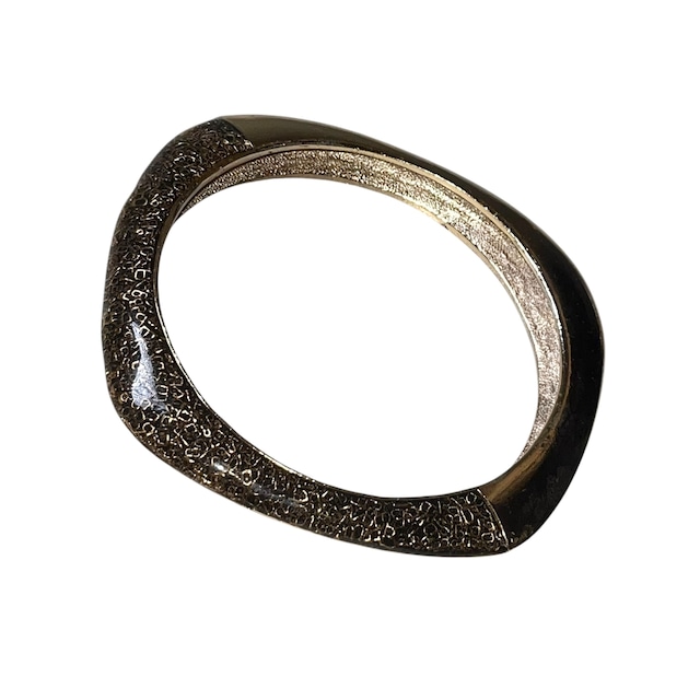 BALENCIAGA gold color metal bangle