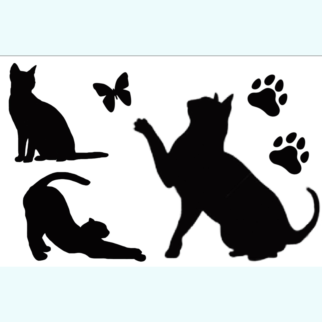 カッティングステッカー 犬 猫 イラストデザインステッカー Argent