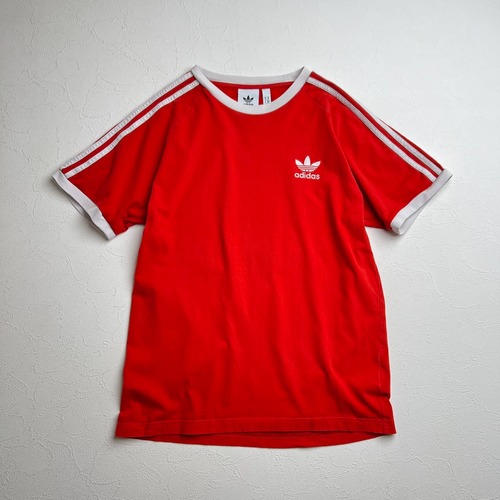 adidas　リンガーT　トレフォイル　スリーストライプス　Tシャツ　M