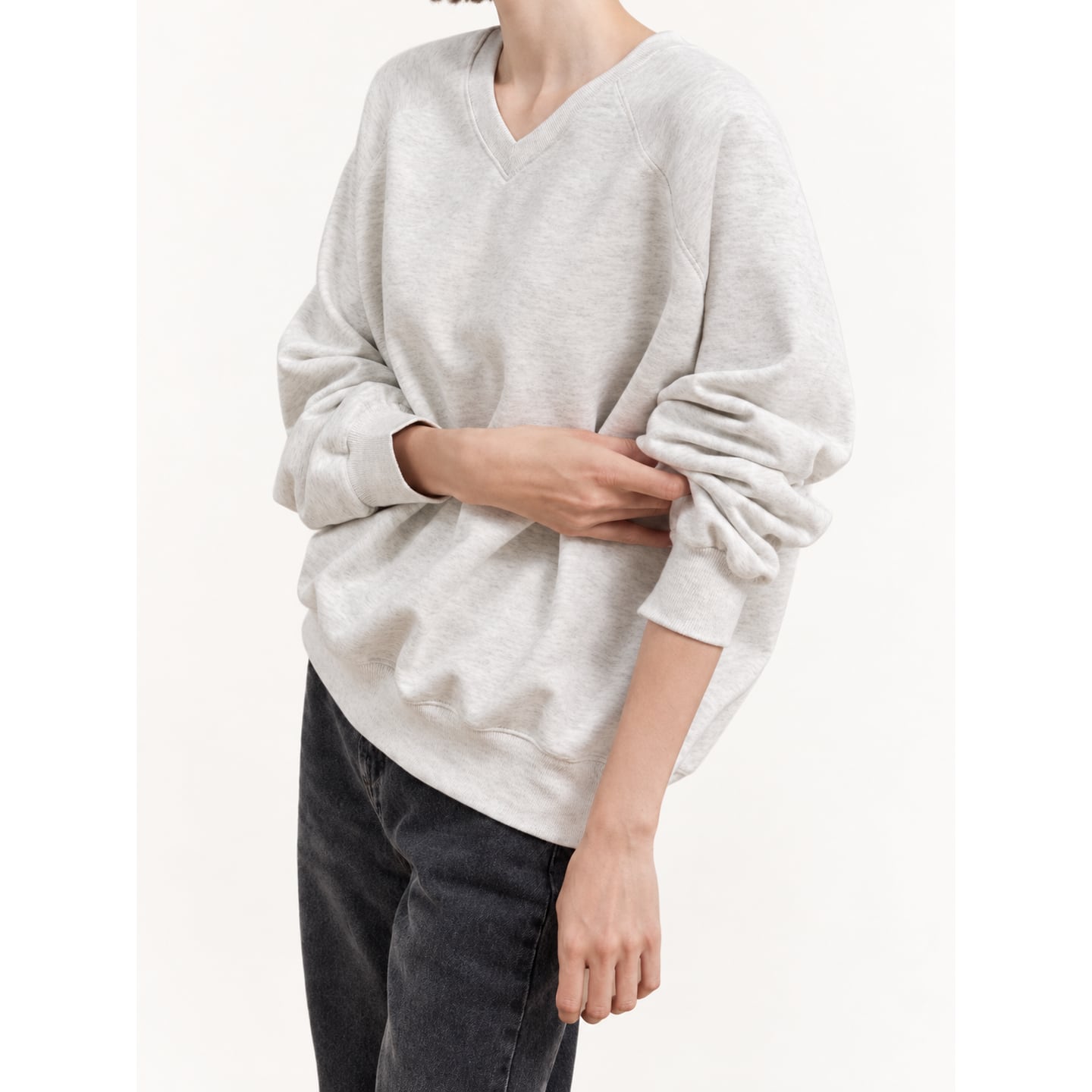 Vネック ラグランスウェット 2color【M-2XL】 RA3545