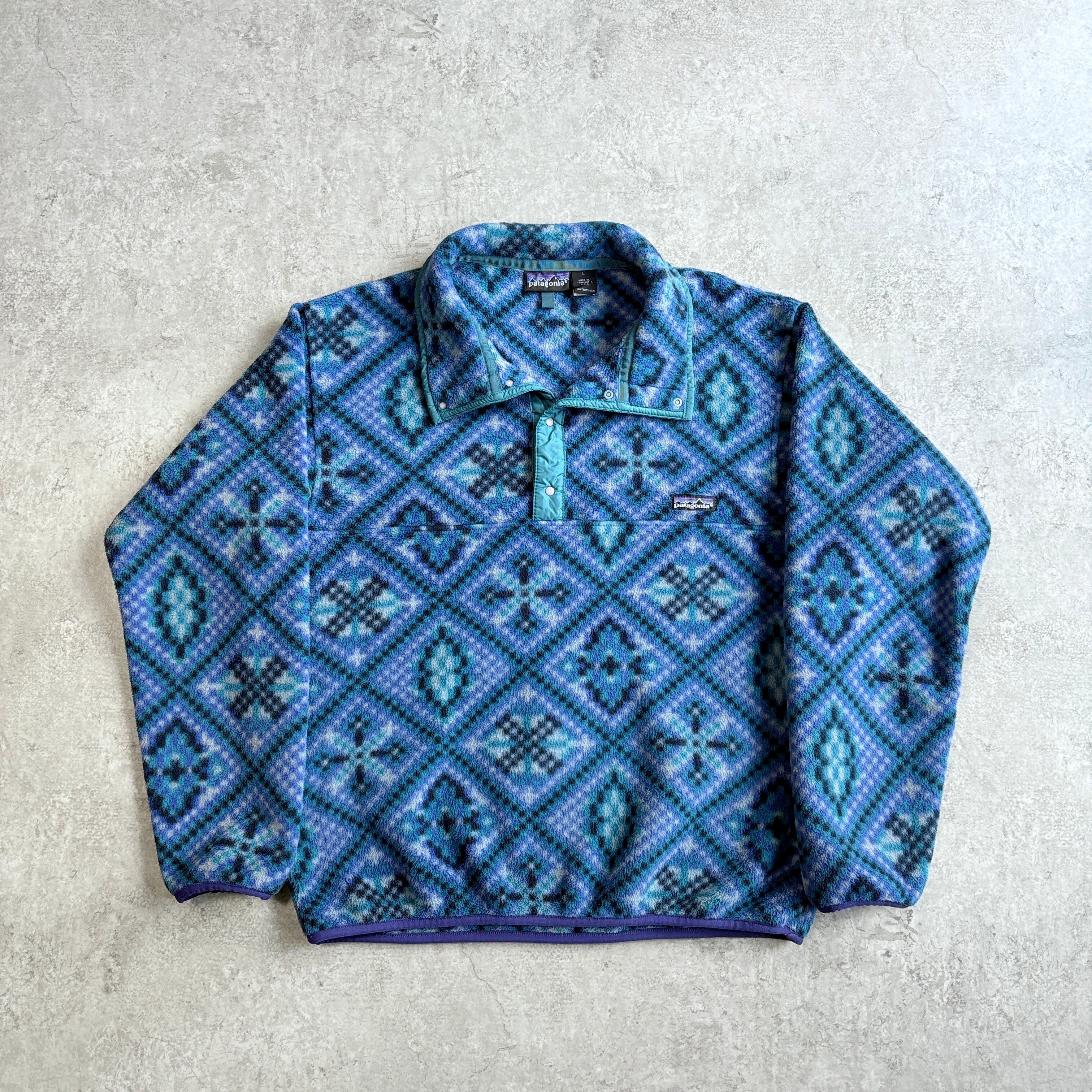 メンズ 90s patagonia シンチラ MICRO D-LUXE プルオーバー M