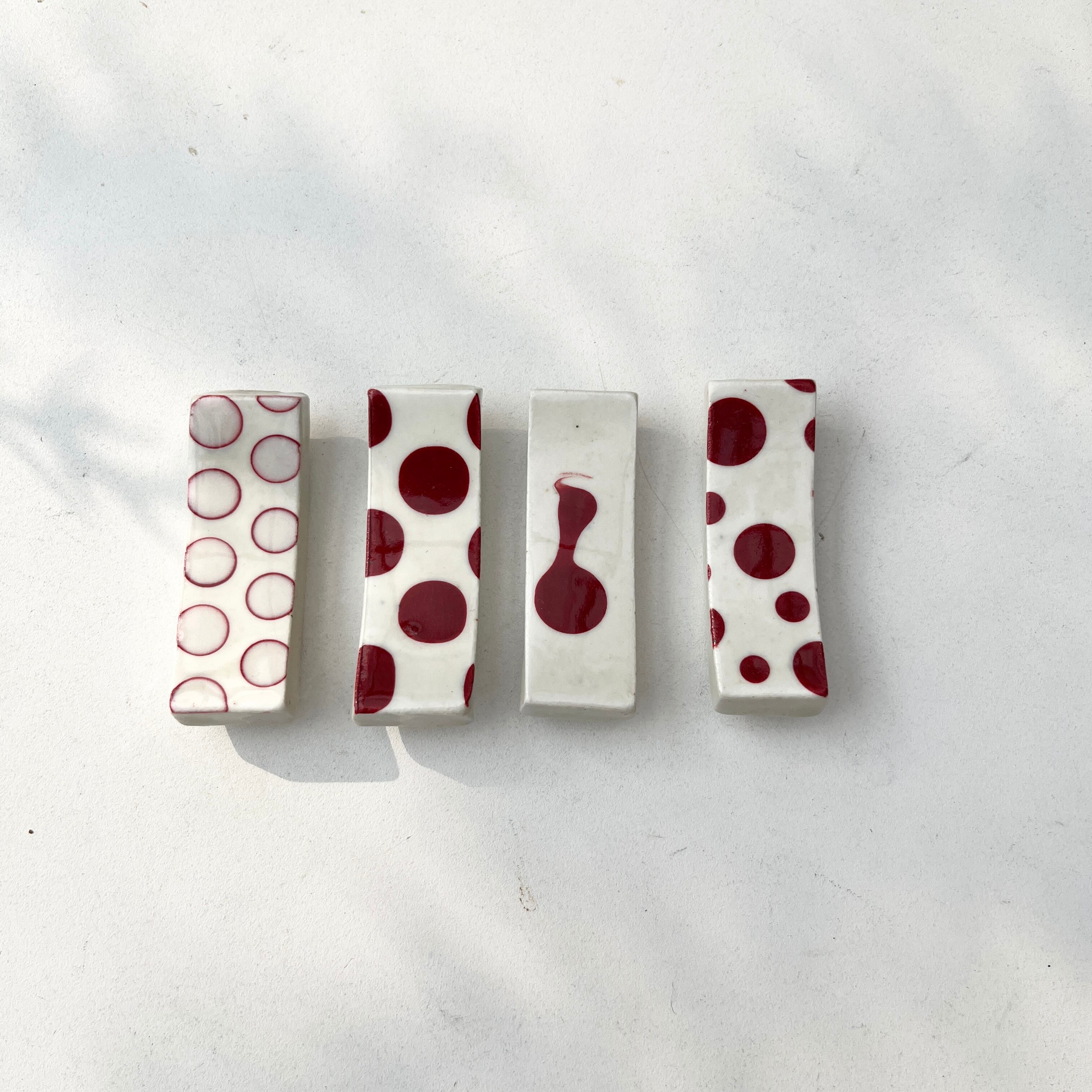 芦澤 和洋 箸置き スリップウェア | ihana design(イハナデザイン）