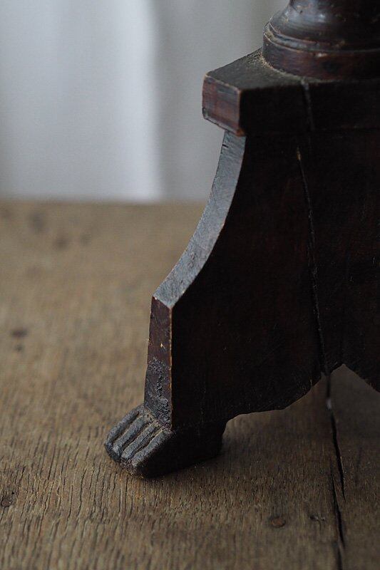 フランス 木製燭台-antique french wood candle stand | アンティーク