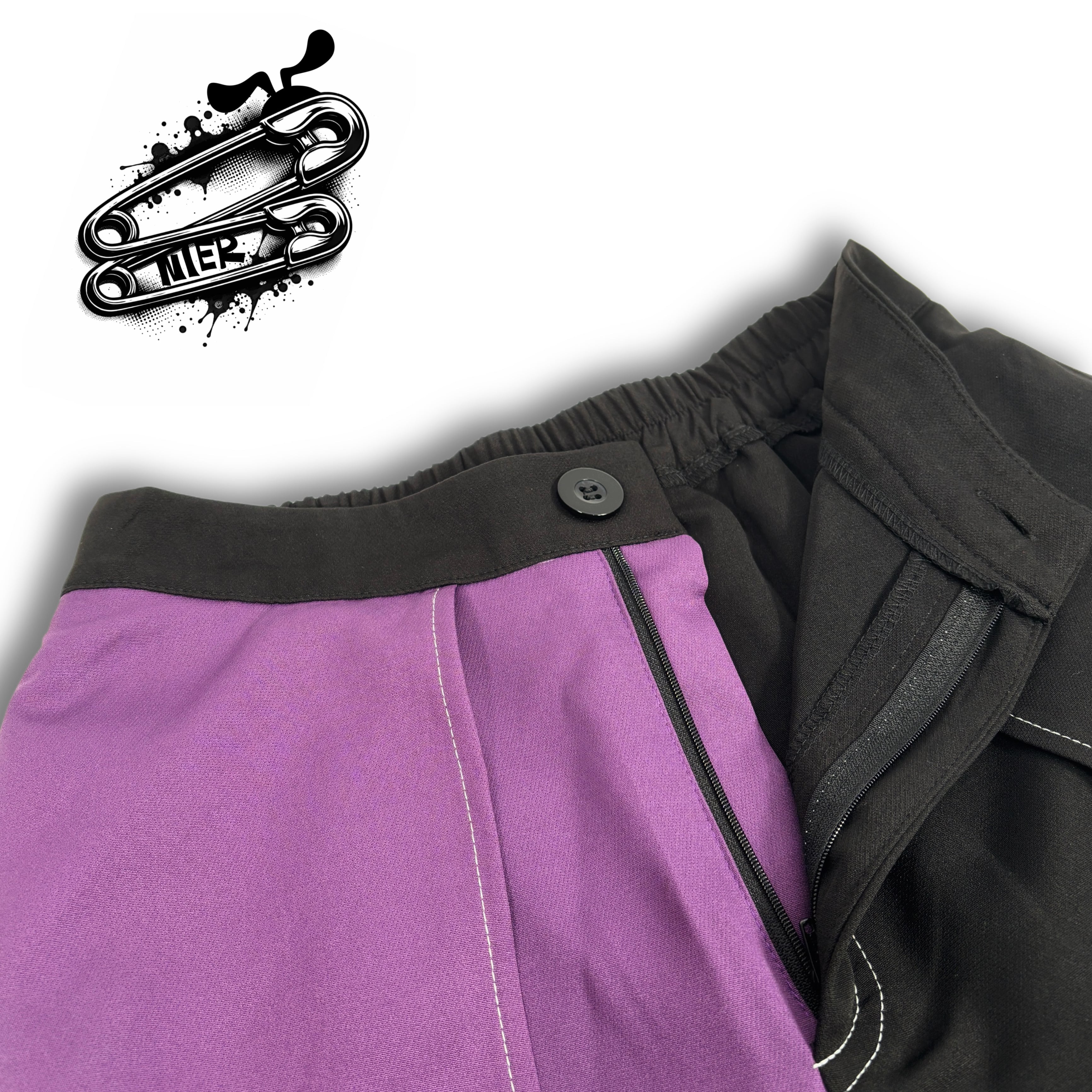 MEN'Sフラップ付きTWO-TONE WIDE PANTS【PURPLE CLIP】 | NIER CLOTHING