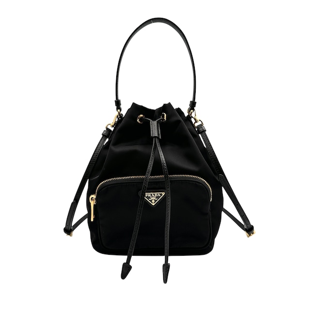 PRADA プラダ 1BH038 デュエット 巾着 2WAYバッグ 27227-202602