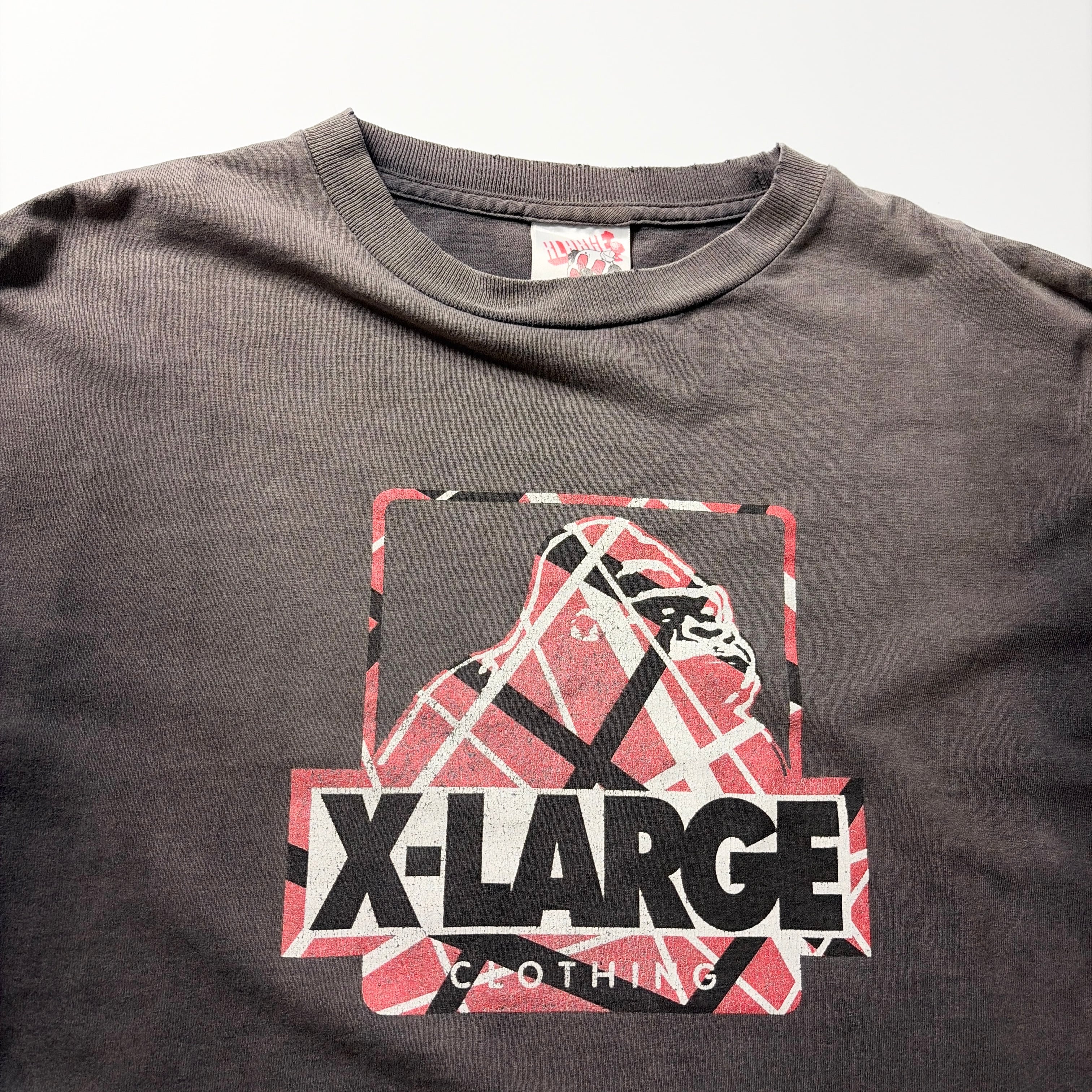 90s X-Large Sleeve Print Skate Fade Tee