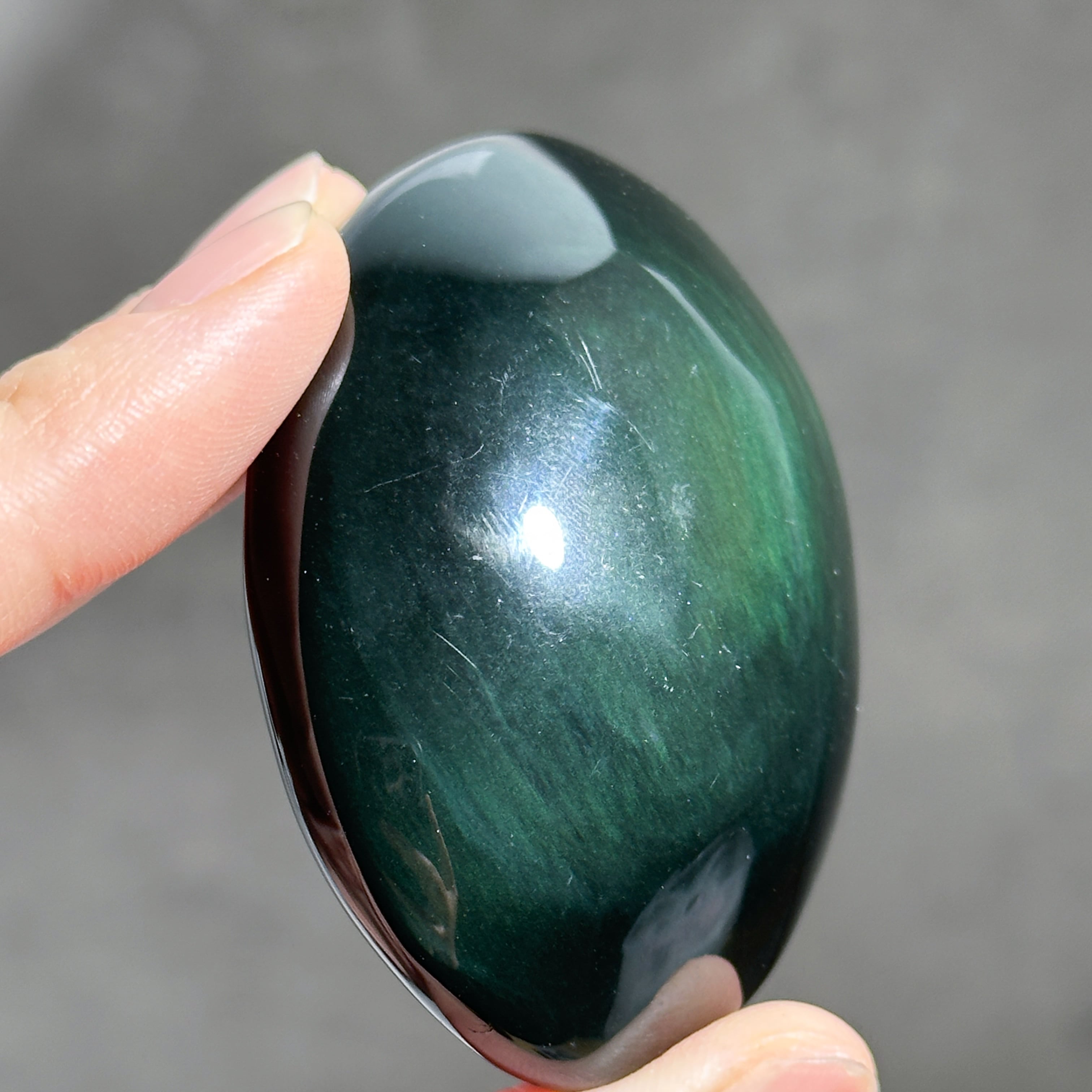 レインボーオブシディアン パーム61◇ Rainbow Obsidian ◇天然石