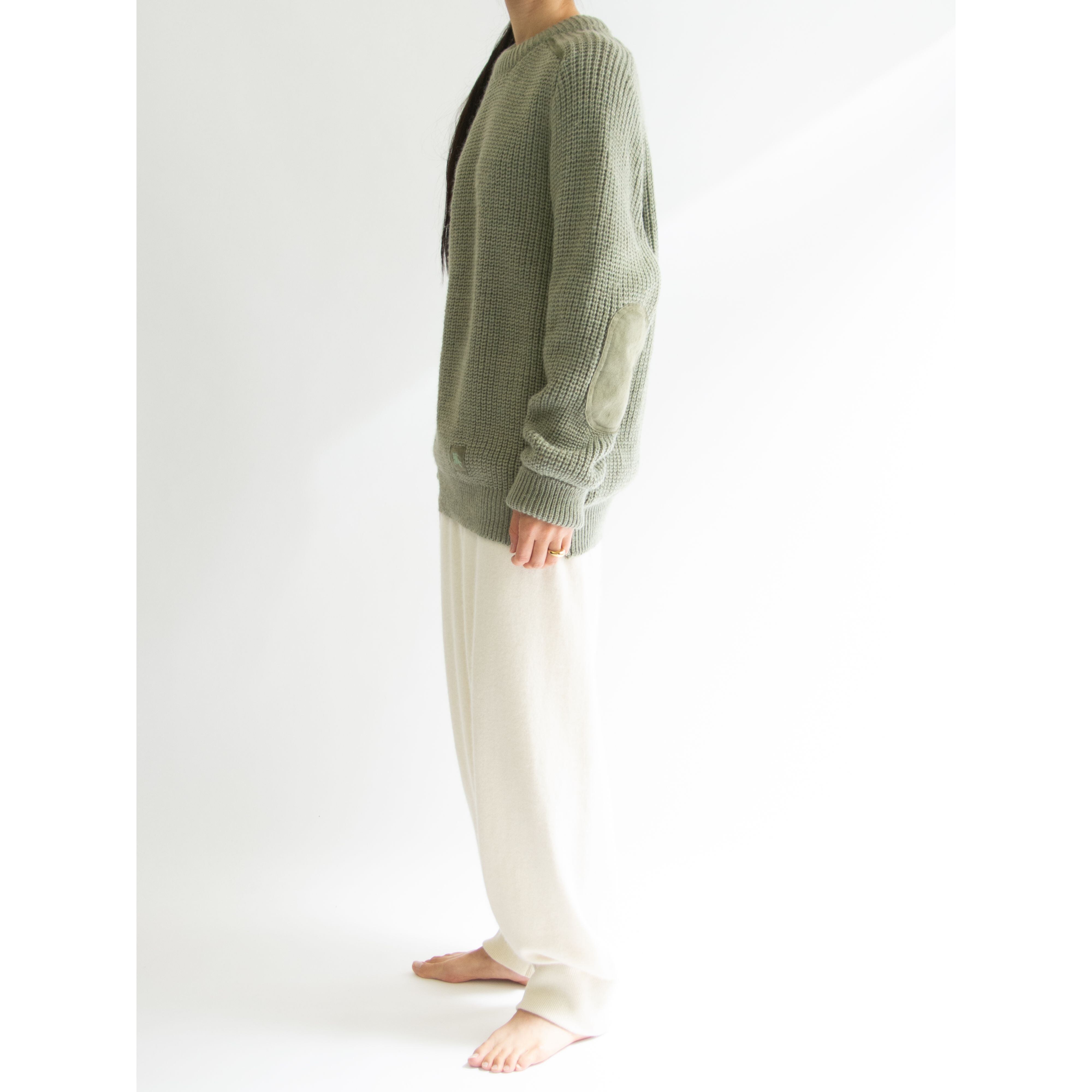 【Burberrys】Made in England 80-90s 100% Wool Commando Sweater(バーバリーズ 英国製 ウールコマンドセーター ニット)
