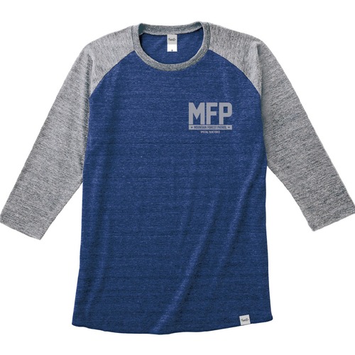 【在庫限りで販売終了】Tri Brend Raglan 3/4 Sleeve T-Shirt / MFP / Heather Navy×Heather Gray