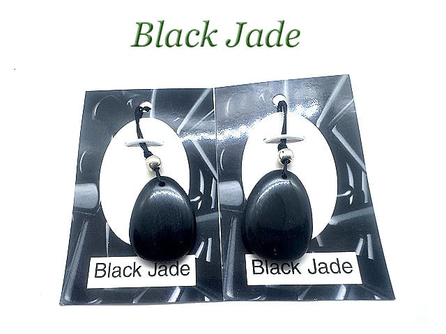 【ヘブン&アース社製】ブラックジェイド ペンダント(コード付)