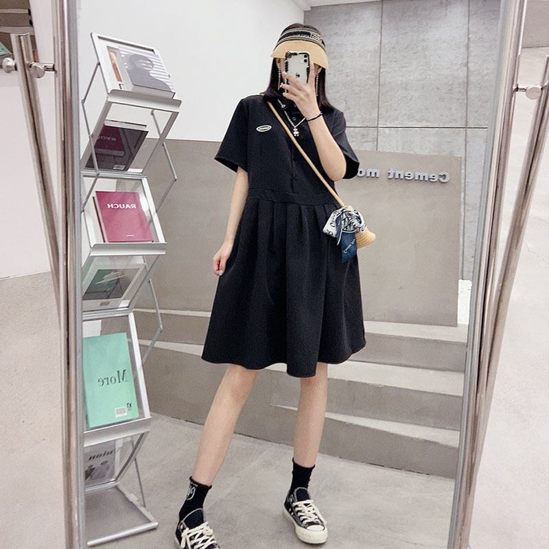 ドレス サマーウェストシャツ スカート 大きめサイズ 夏物 ミックスインファッション38478157436