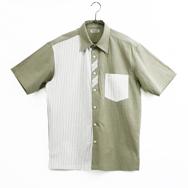 コードットオーガニックス シャツカラー 半袖 シャツ [MINSAH] メンズ かりゆしウェア