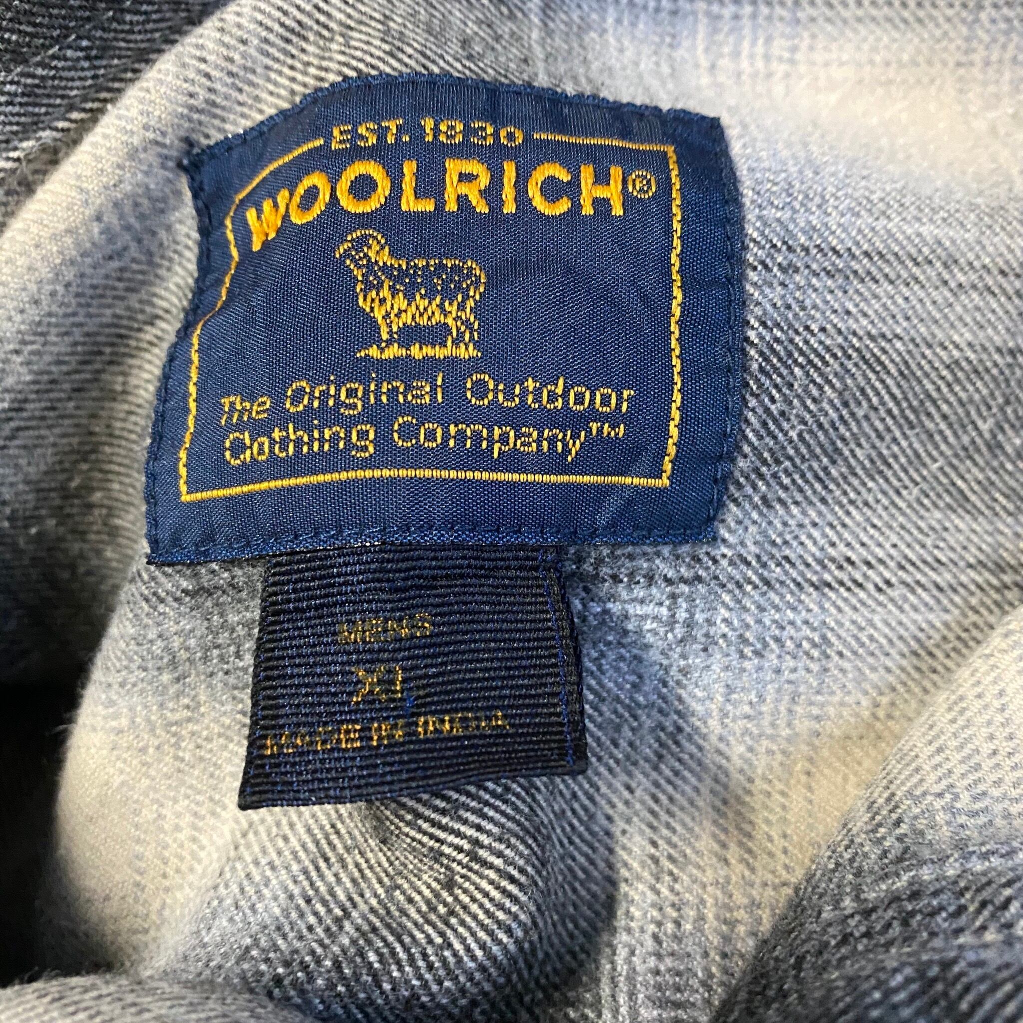 WOOLRICH ウールリッチ オンブレチェック柄 ライトネルシャツ 長袖 ...