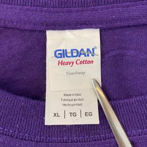 【GILDAN】イベント 企業系 ワンポイント バックプリント 半袖 Tシャツ XL オーバーサイズ US古着 アメリカ古着