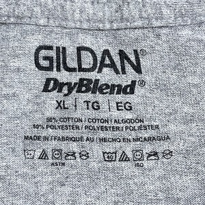 【GILDAN】カレッジ エイドリアン大学 ADRIAN COLLEGE ロゴ イラスト Tシャツ X-LARGE ビッグサイズ US古着