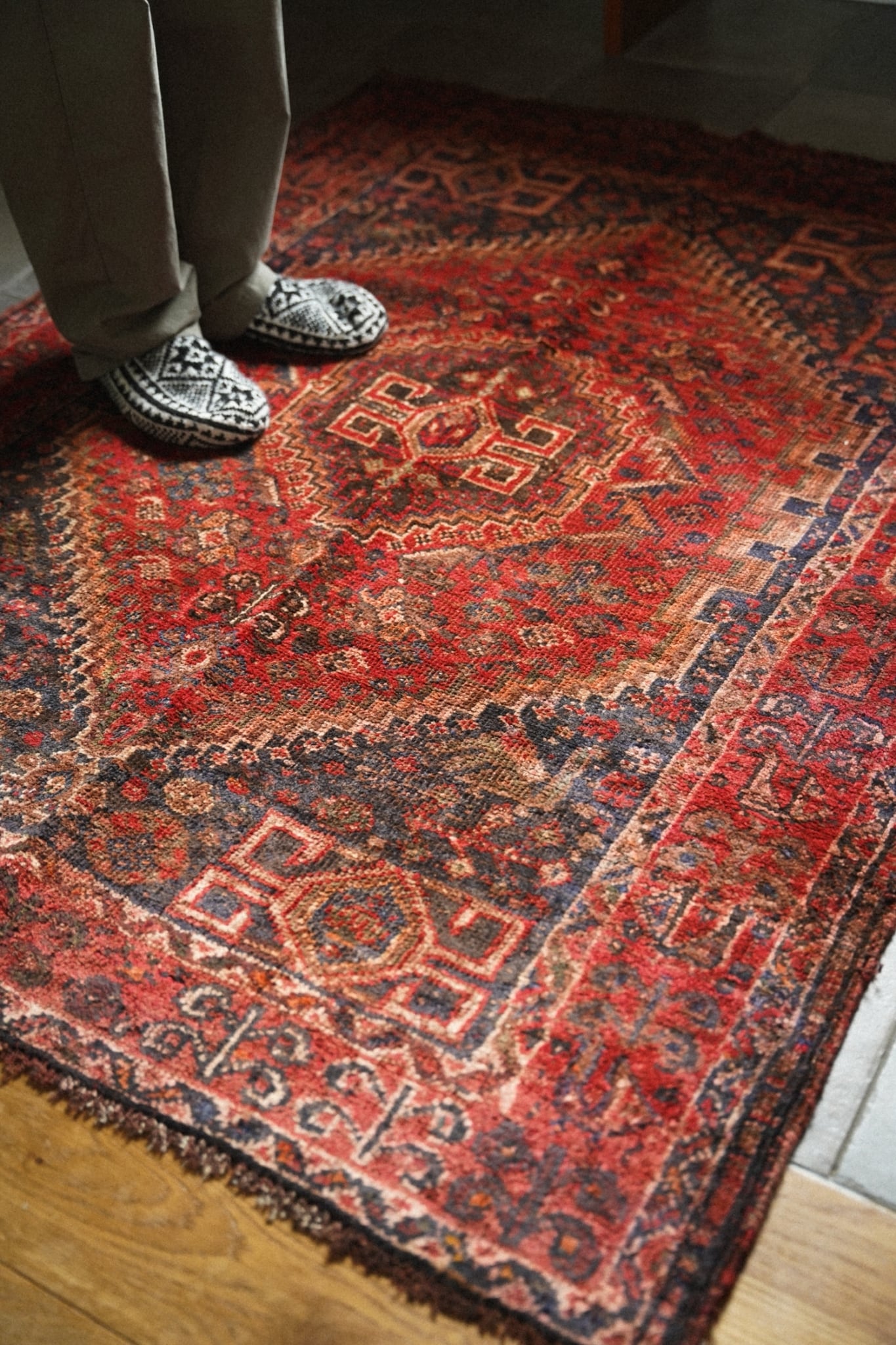 2029-Vintage Qashqai rug