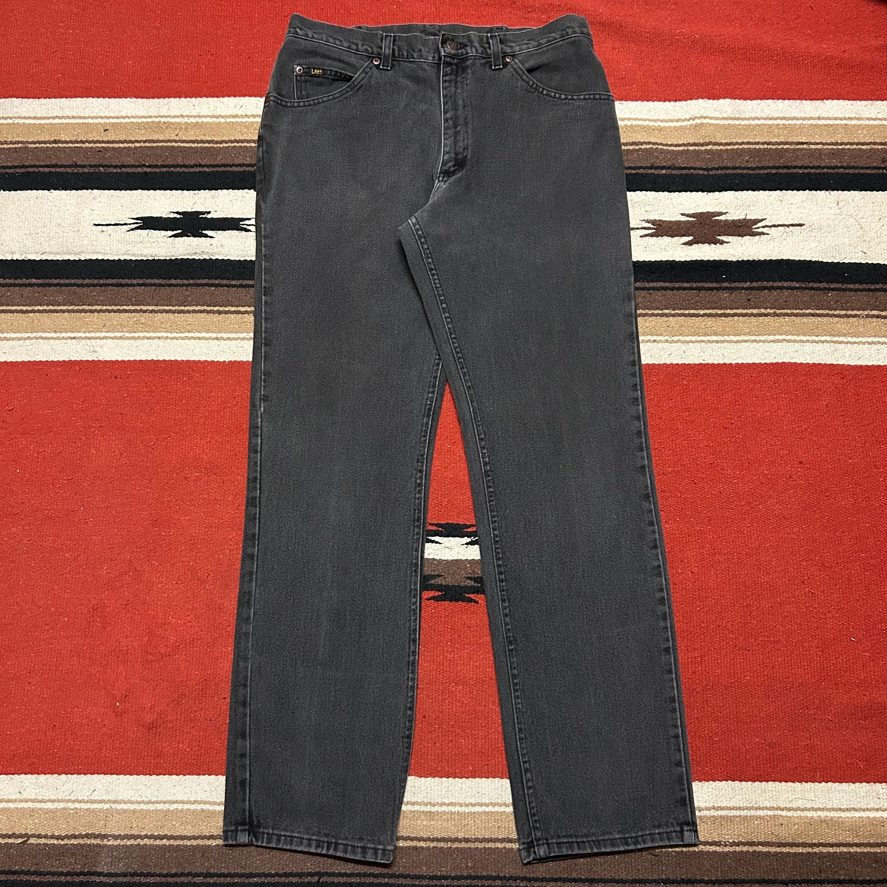 90s~ Lee 200 Black Denim Pants W34 | DESERTSNOW