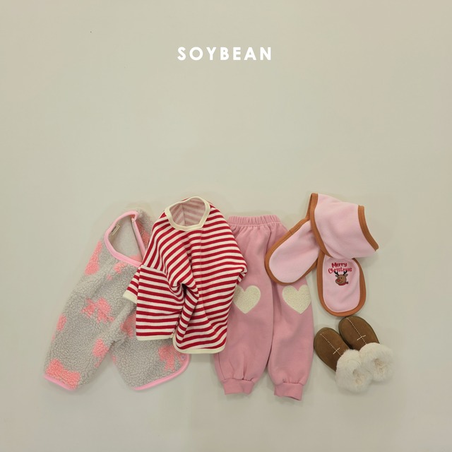 ハートパッチワークジョガー 【soybean】