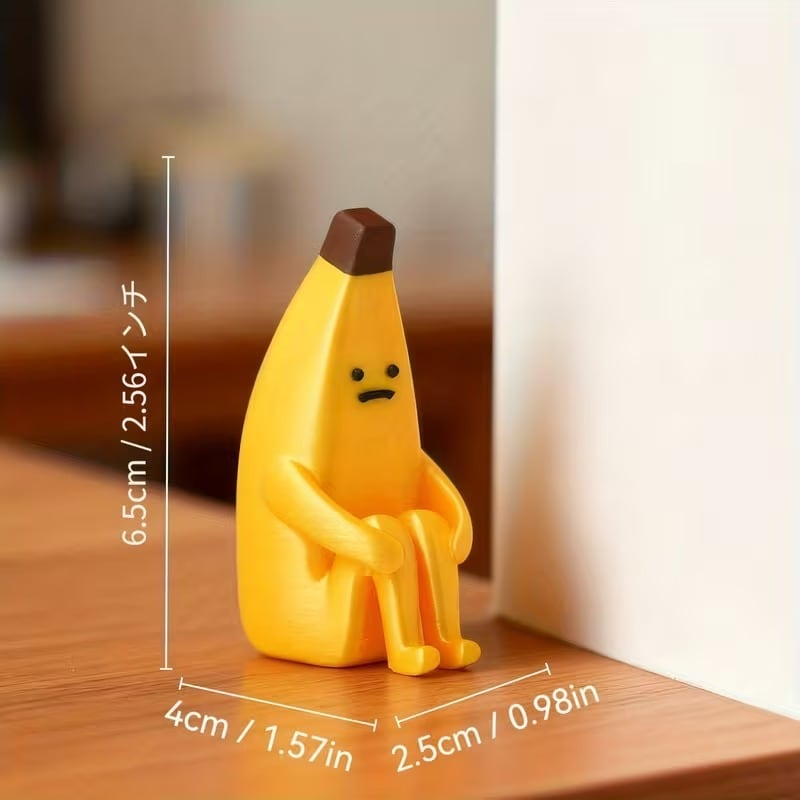 置物 オブジェ バナナ ゆるキャラ 体育座り かわいい ユニーク
