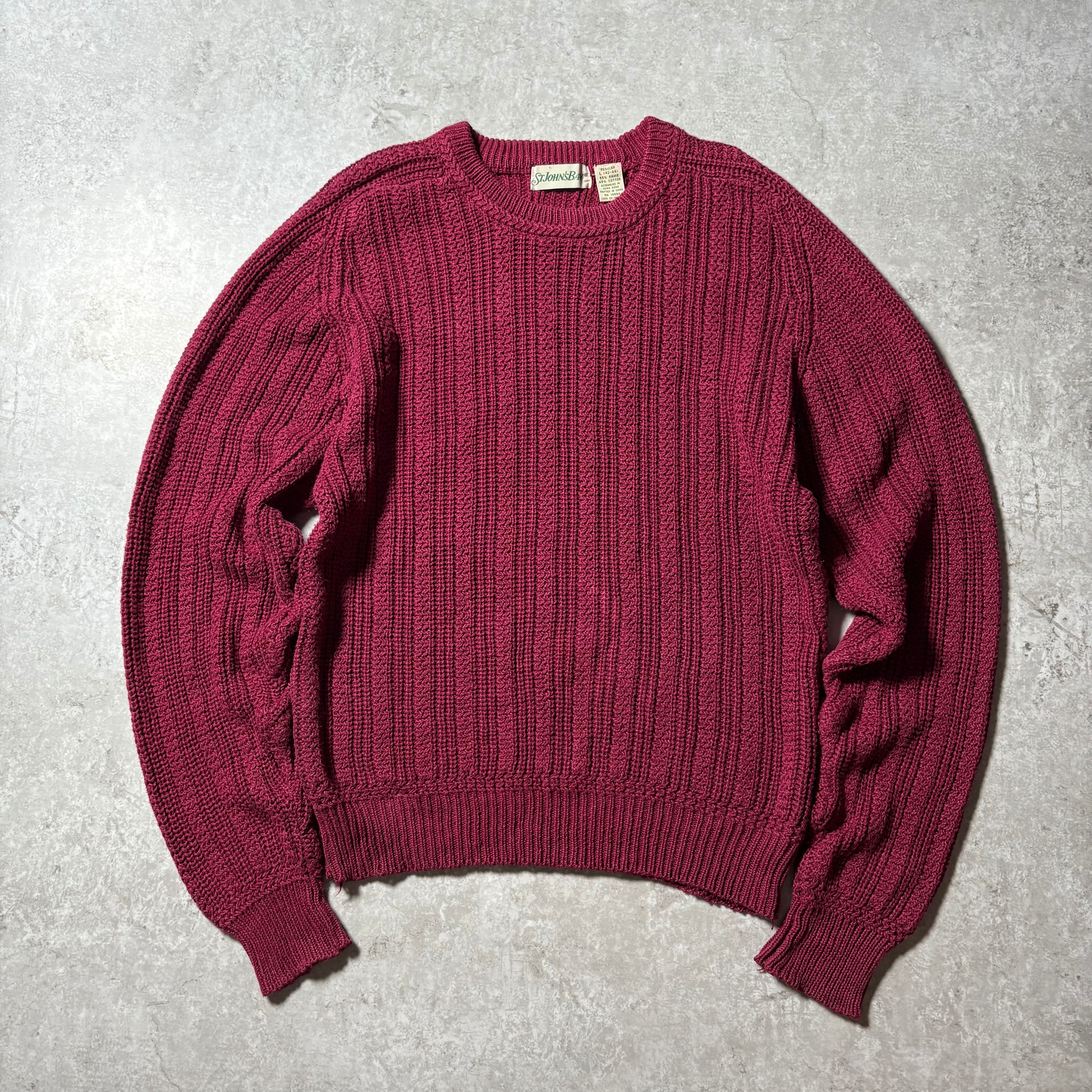 1990s "ST JOHN'S BAY" Ramie×Cotton Knit