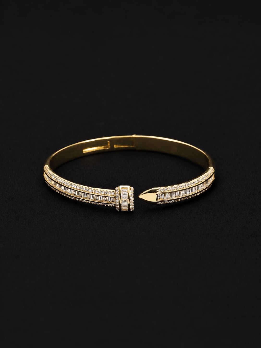 Spike Bangle Bracelet -Gold/Silver-