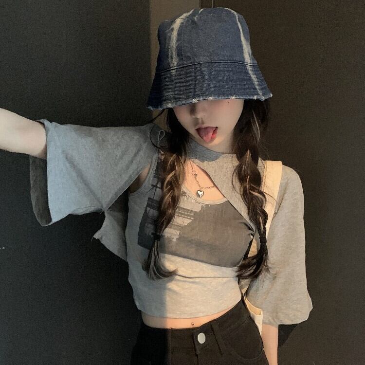 サマーTシャツ ストリート 夏物 モンロー70489765480