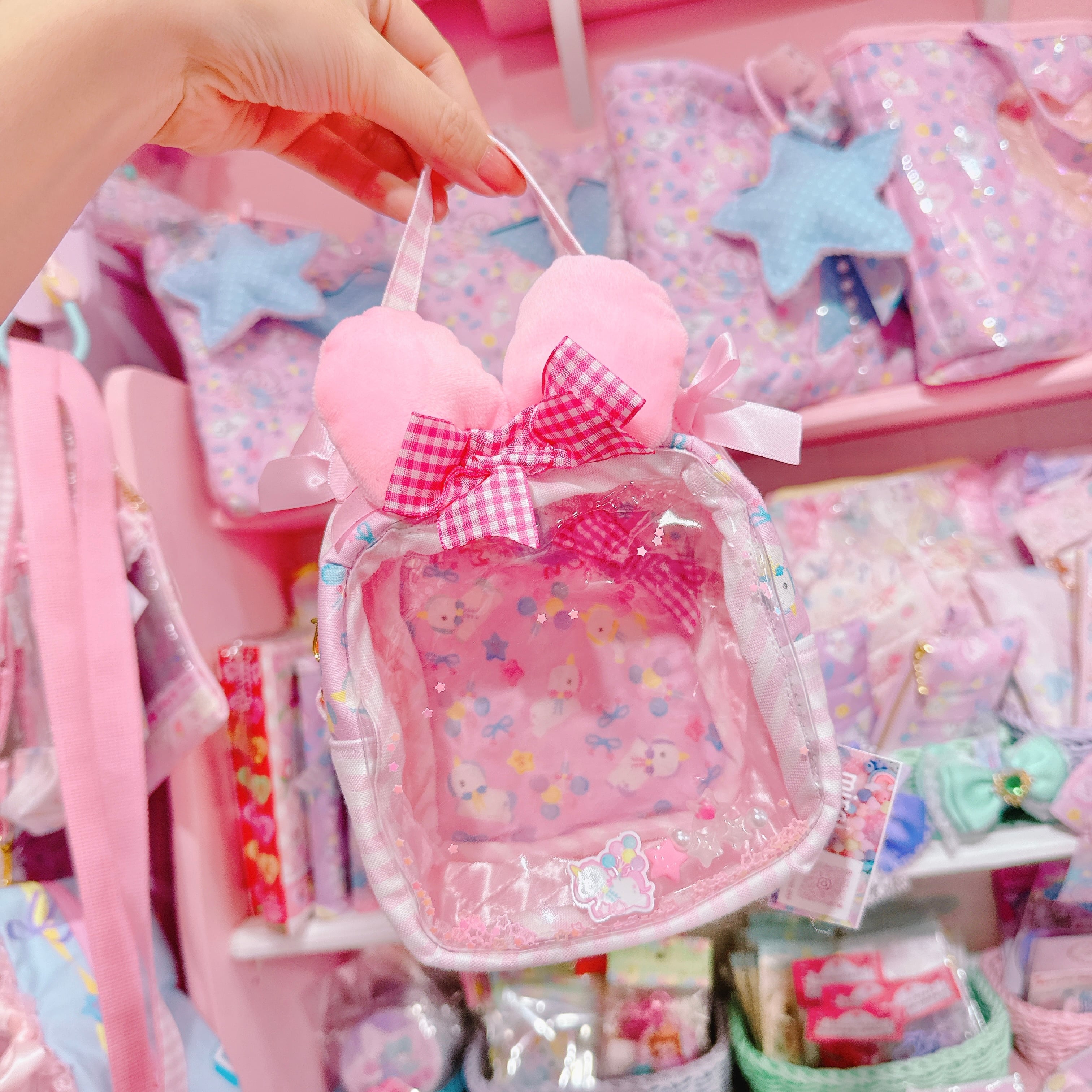 【F1】75-30耳付きぬいぐるみポーチ