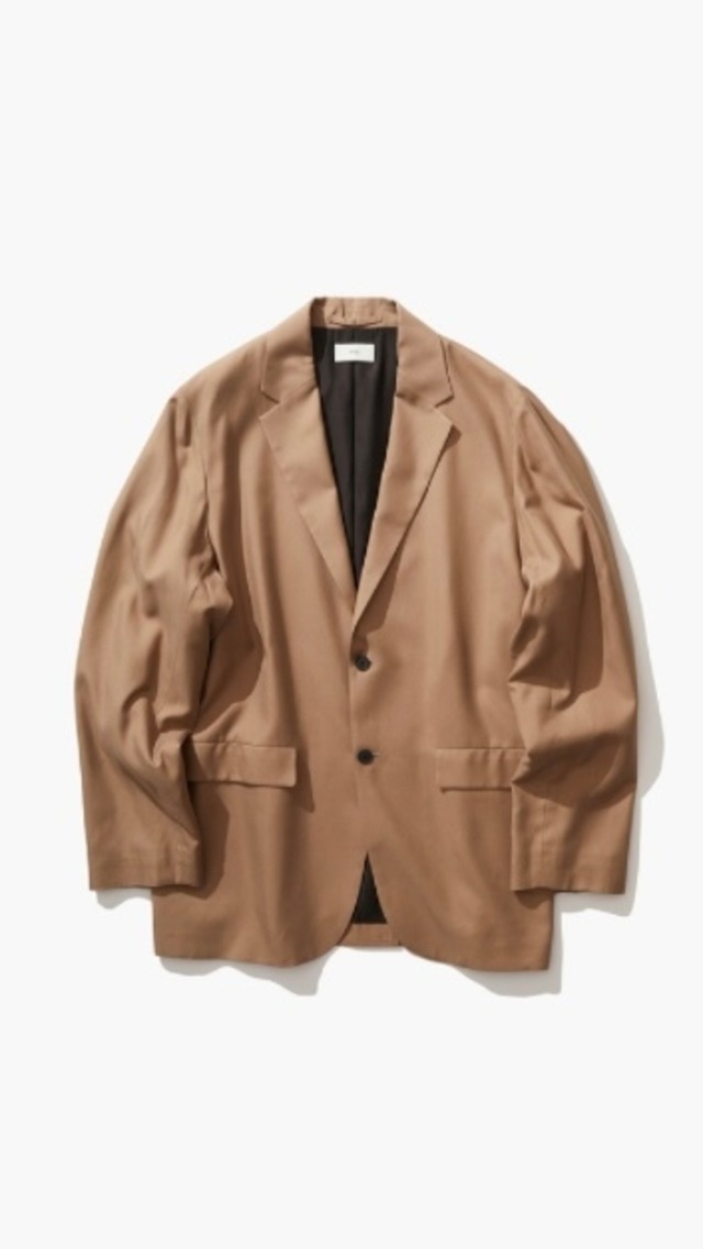 ATON -NIDOM SILK | TAILORED JACKET- :CAMEL, :CHARCOAL GRAY,: BLACK