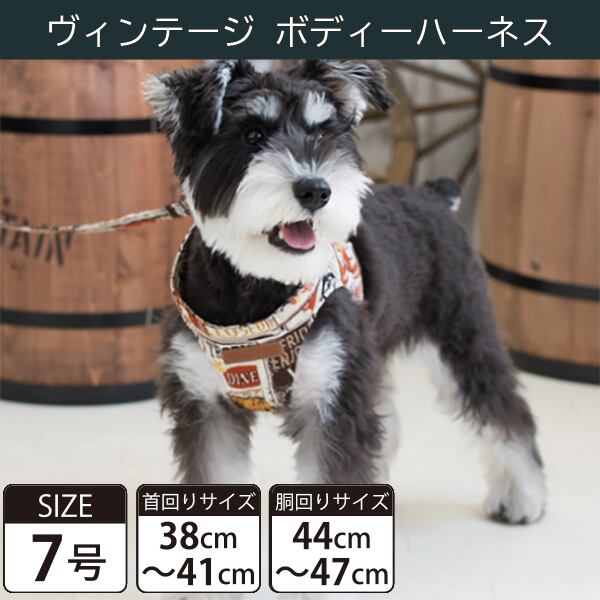 Toto&Pal(トトパル) ボディーハーネス・ヴィンテージ(7号)