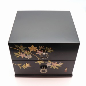 会津塗・雲龍・小箪笥・二ツ引きタンス・木製漆器・和家具・伝統工芸 