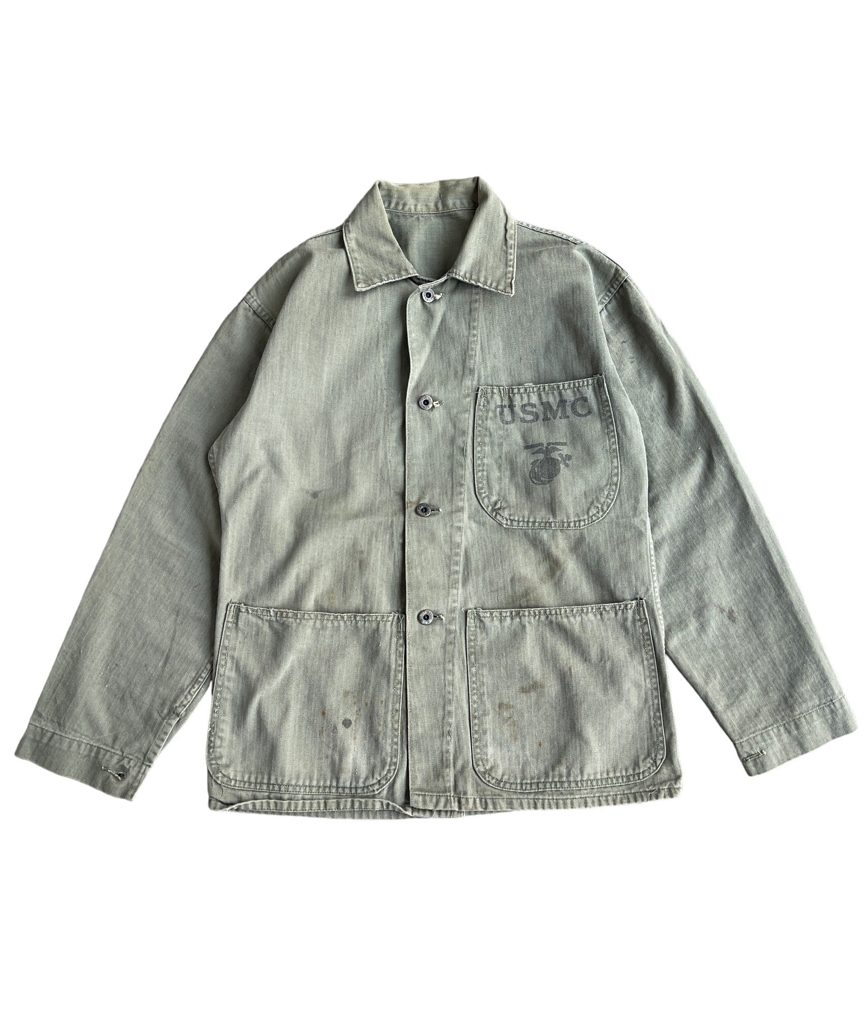 Vintage 40s HBT P-47 jacket -USMC- | BEGGARS BANQUET公式通販 Vintage 40s HBT P-47 jacket -USMC- | BEGGARS BANQUET公式通販