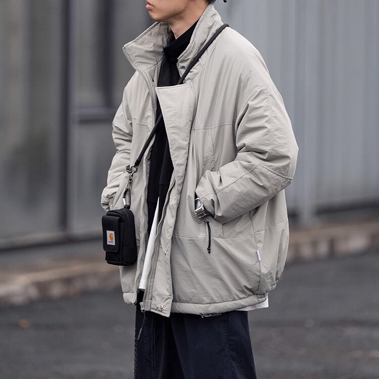 ★STAND-UP COLLAR WORKWEAR COTTON JACKET　　　A0844