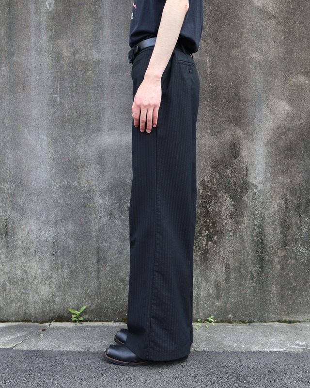 rame pin stripe wide pants