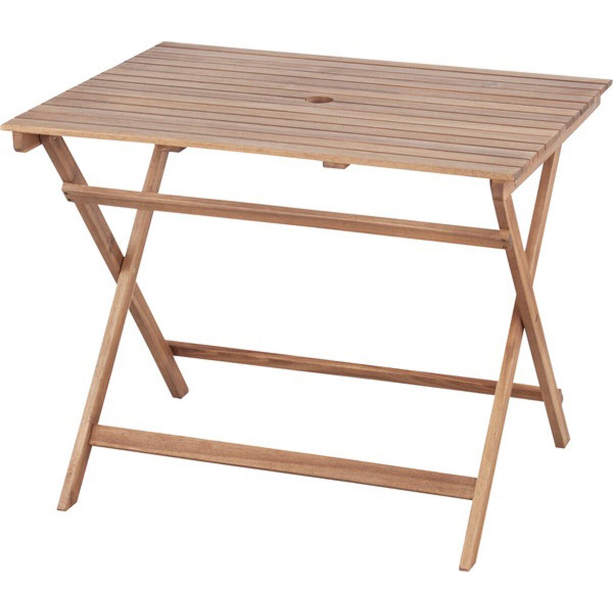 折りたたみテーブル NX-903 パイロン テーブル 机 つくえ 折り畳みテーブル コンパクト 木製 フォールディングテーブル 2人掛用 アウトドア アカシア キャンプ BBQ アカシア材
