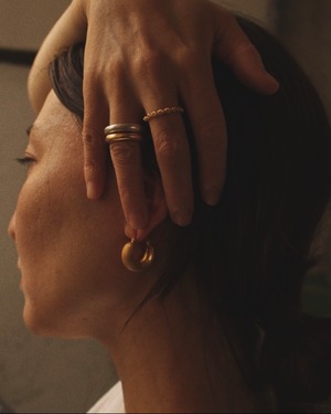Rope chain ring -gp