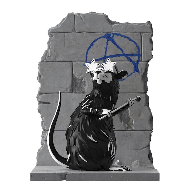 Banksy's Anarchy Rat by Brandalised