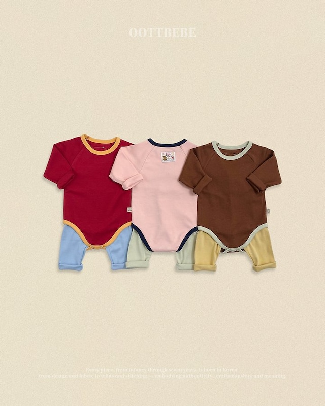 【取寄】oottbebe|maple bodysuit|メープルボディスーツ|S-M|baby|26 autumn