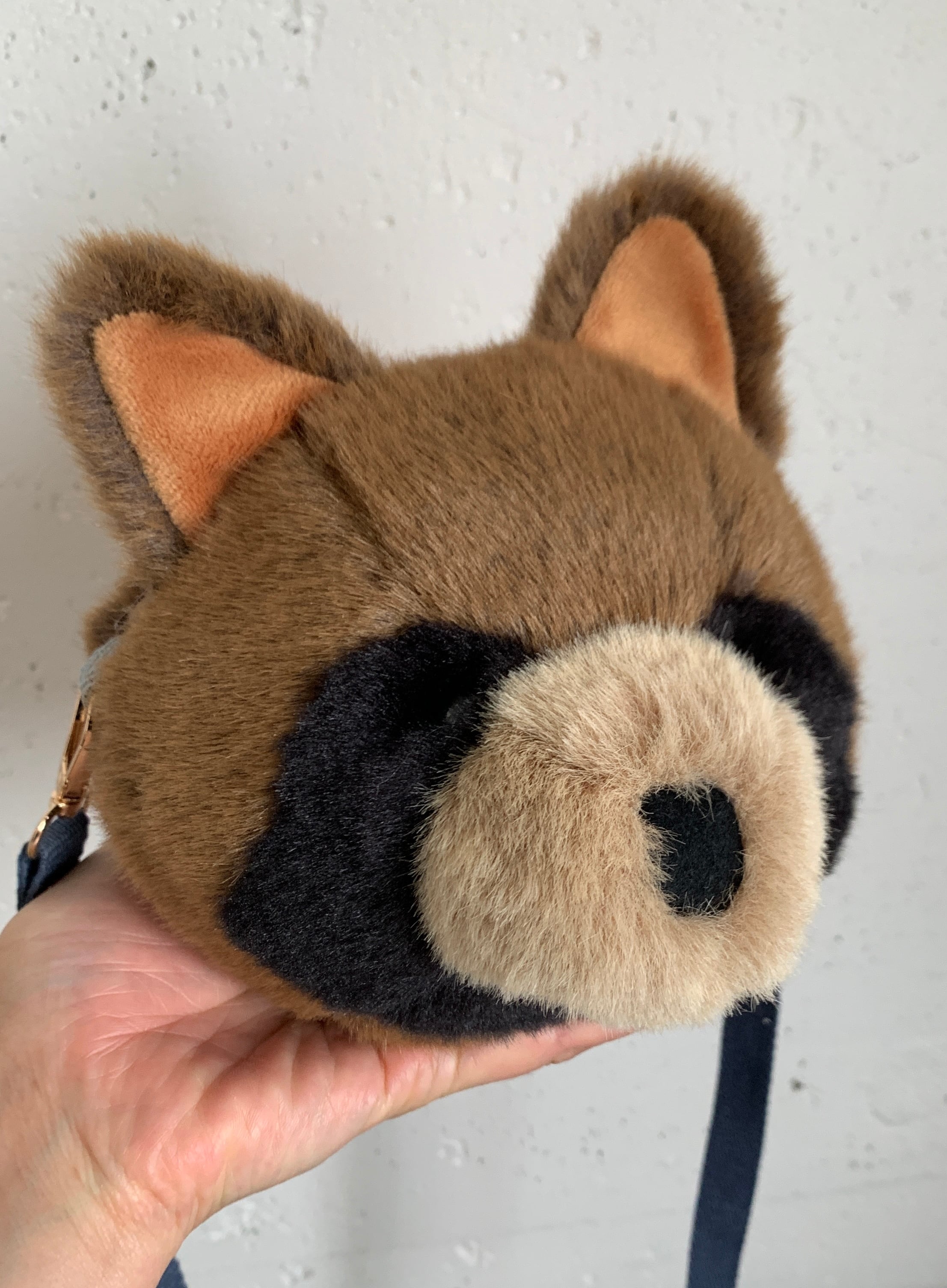 たぬぽ夏毛 エゾ」 たぬきポーチ（夏毛）鼻白タイプ | もふもふとり工房