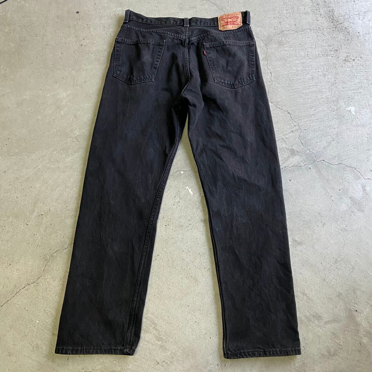 schott ストレートデニム ブラック w36 W36 ブラックデニムパンツ