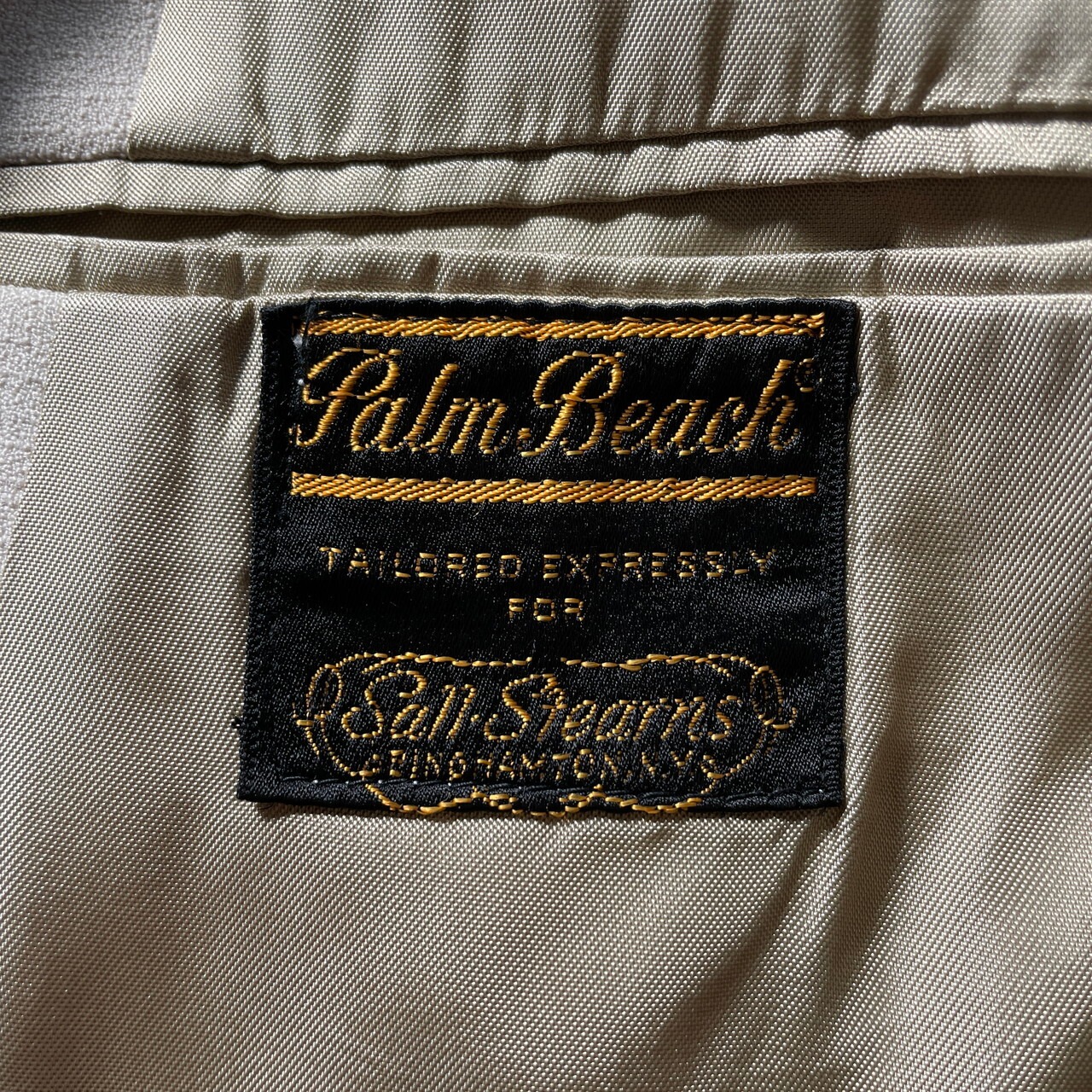 70年代 USA製 Palm Beach パームビーチ テーラードジャケット メンズM 